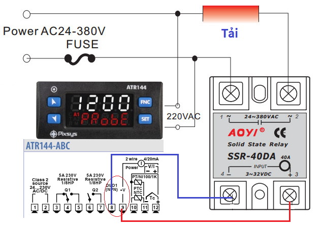 Relay bán dẫn điều khiển analog 4-20mA