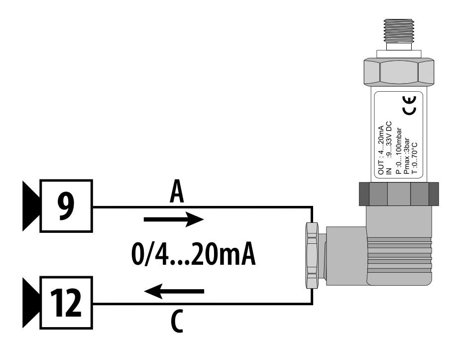 Cách đấu dây cảm biến áp suất 4-20mA 2 dây