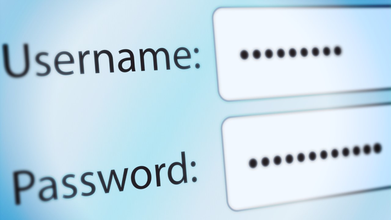 Thông tin nhập Username và Password bằng địa chỉ nhập trên website