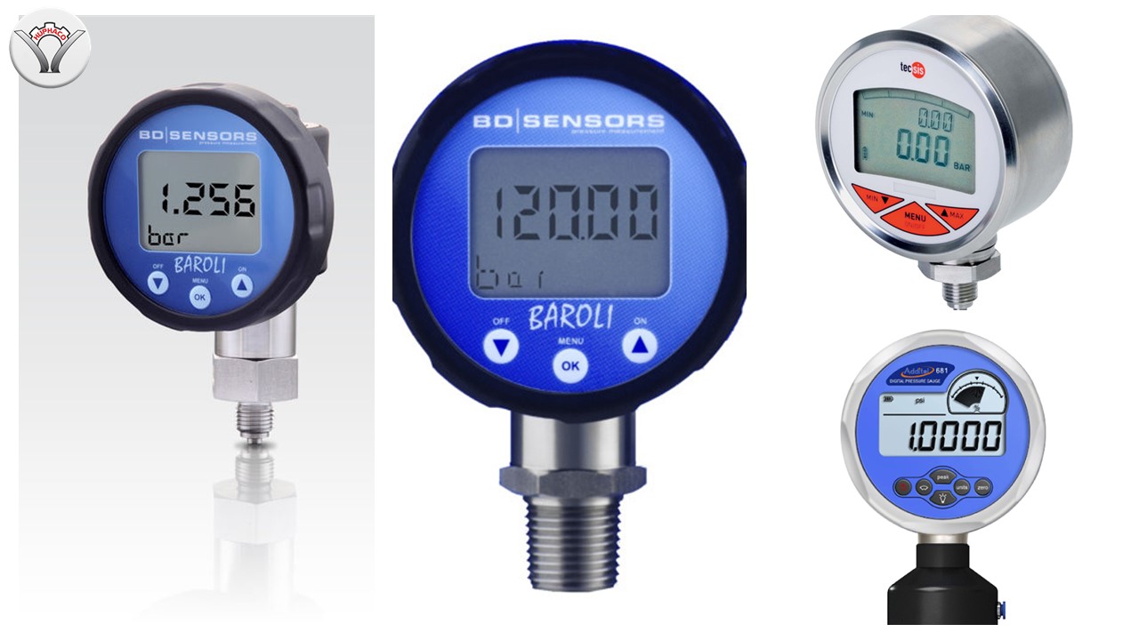 Các loại đồng hồ đo áp suất điện tử phổ biến