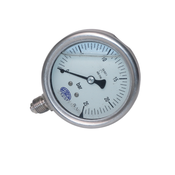 Đồng hồ áp suất 0-25bar-63mm