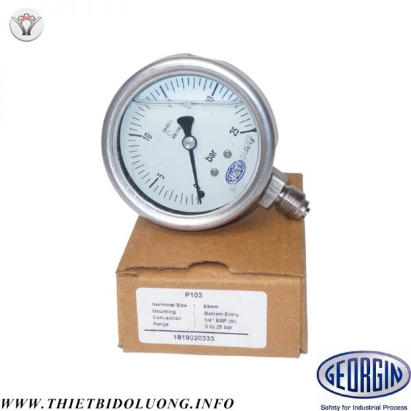 Đồng hồ áp suất 0-25 bar M5000CD5R1G00