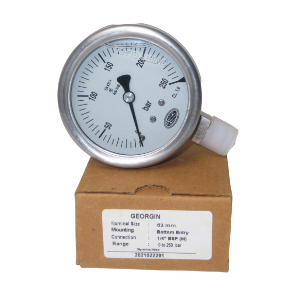 Đồng hồ áp suất 0-250 bar