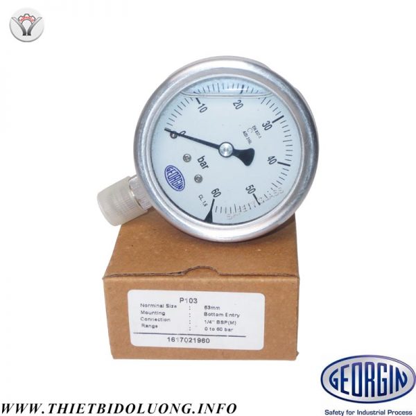 Đồng hồ áp suất 0-60 bar M5000CD5T1G00