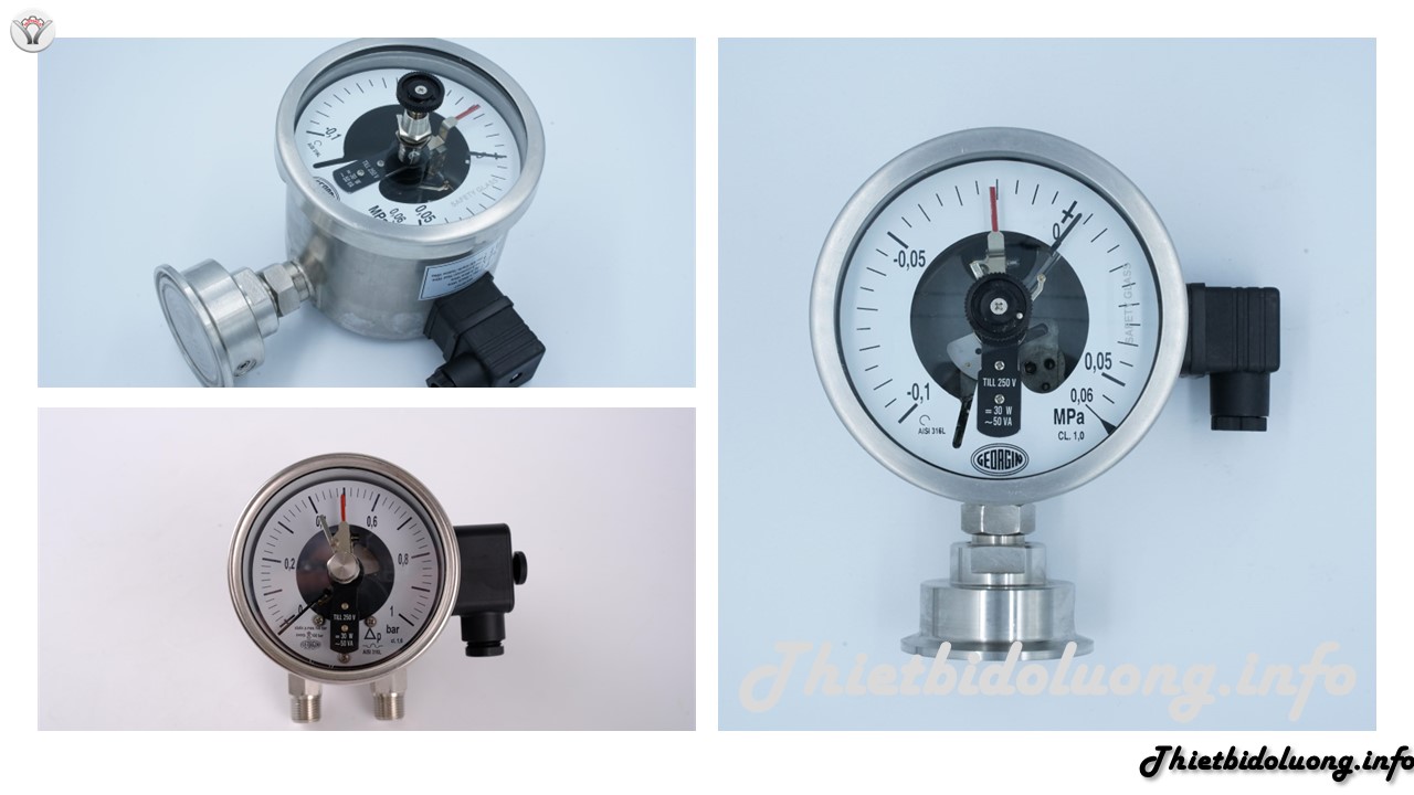Electrical contract pressure gauge là đồng hồ gì?