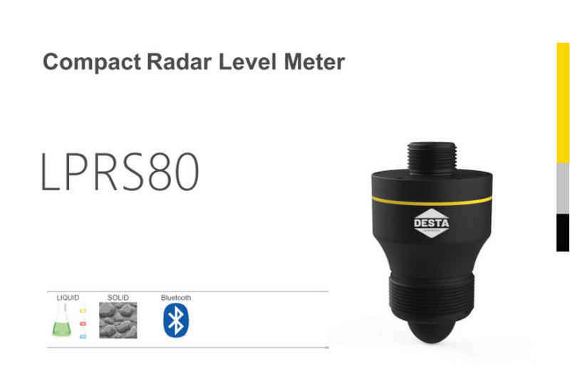 Thông tin chi tiết về cảm biến radar không tiếp xúc LPRS80 của Desta