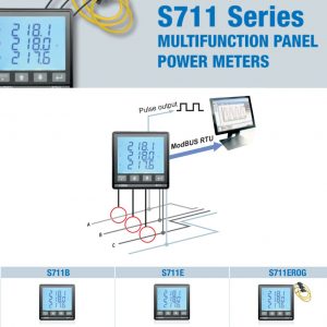 đồng hồ đo công suất tiêu thụ điện S711 Series
