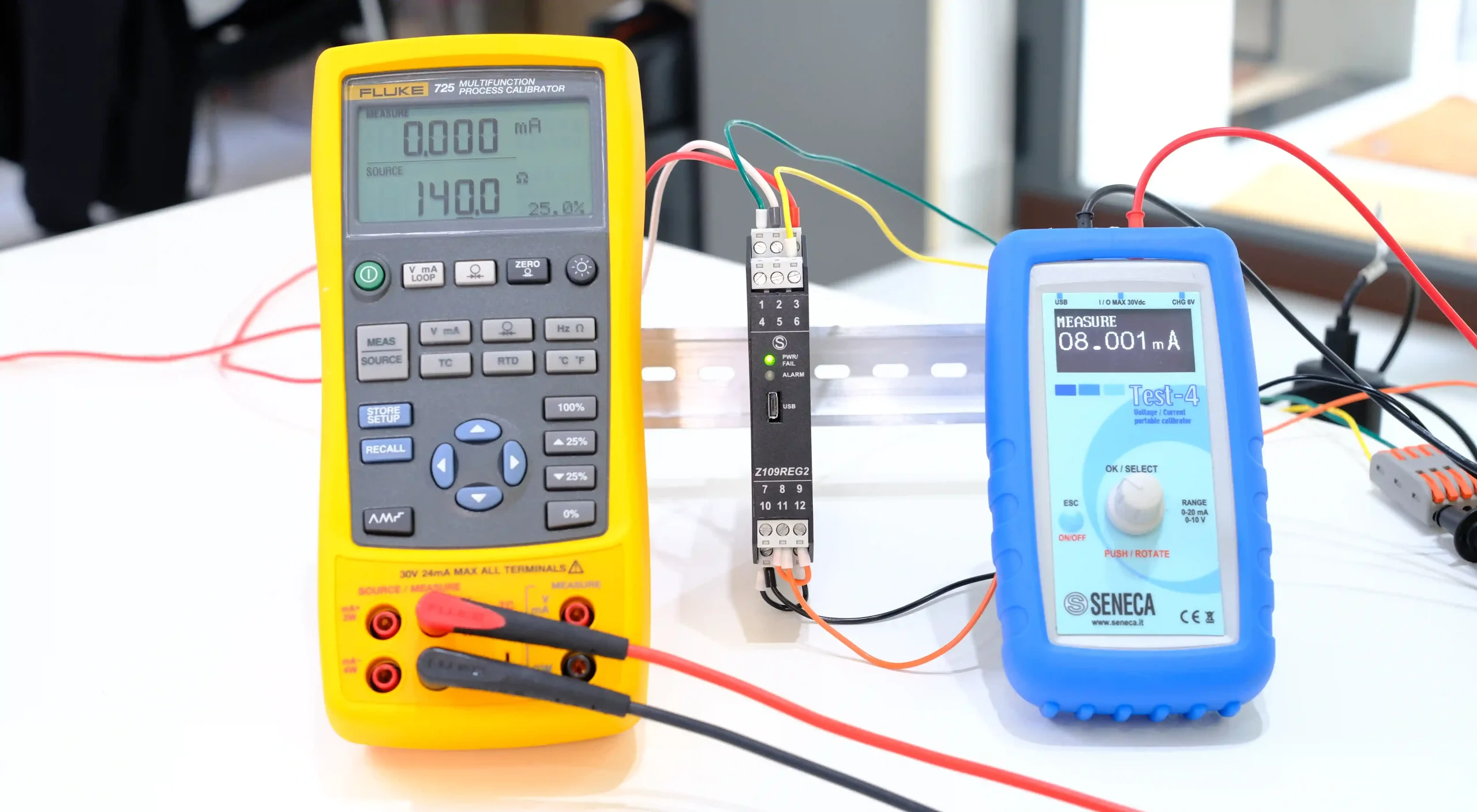 Kiểm tra thực tế input 140 ohm qua bộ chuyển đổi ra 8mA